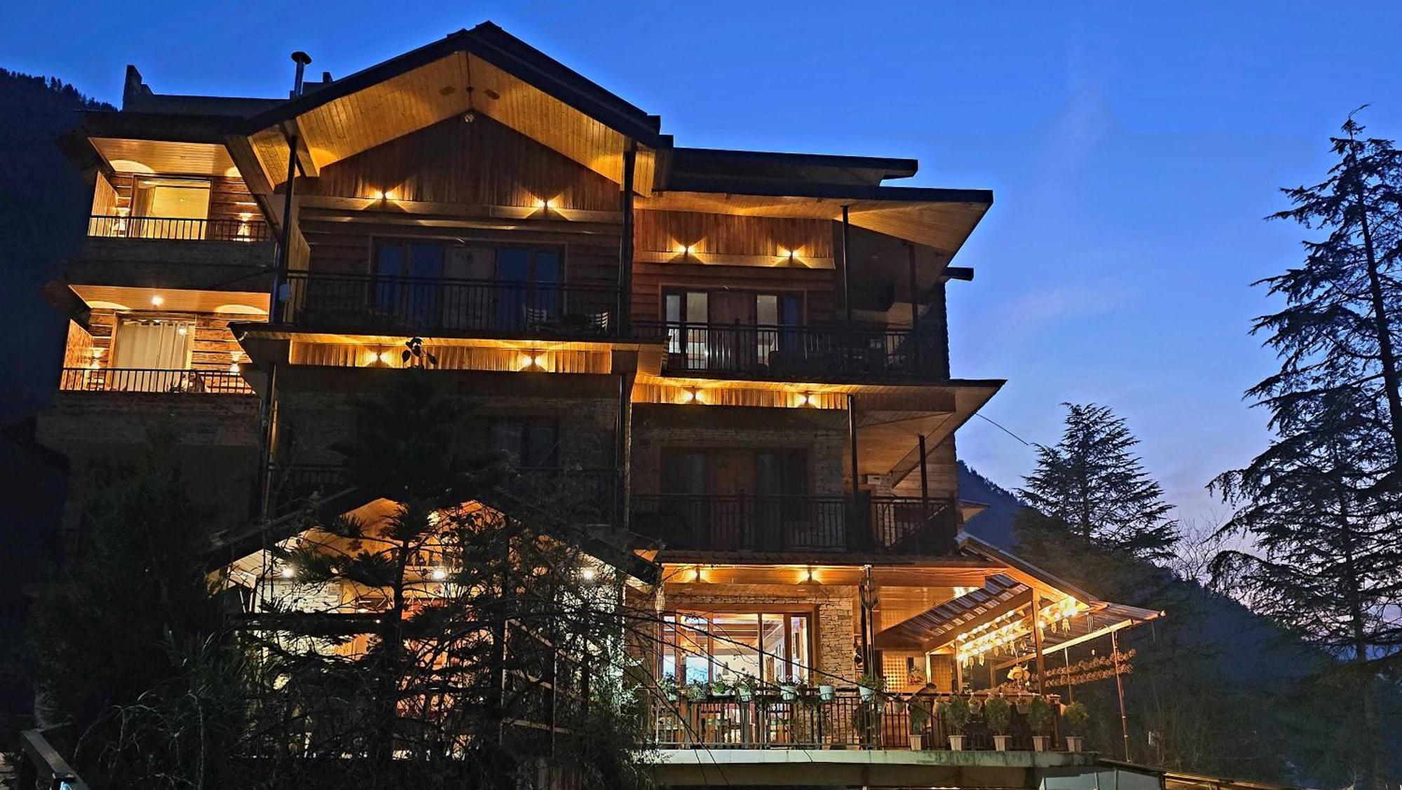 The Hillside Hotel Kasol Ngoại thất bức ảnh